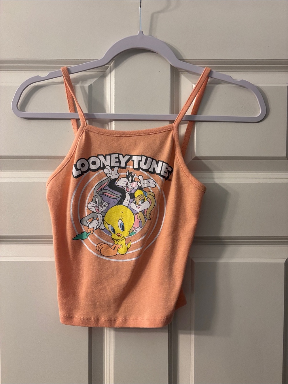Warner Bros. Peach Looney Tunes Graphic Camisole